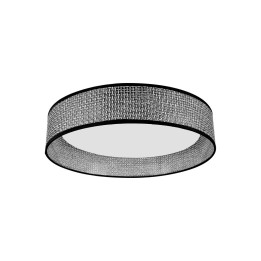 Immax NEO LITE LONA Smart LED griestu gaisma, 36W, CCT, WiFi, Tuya, BEACON, melnbalts