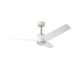 Immax NEO LITE BEAUTY Smart LED griestu gaismeklis ar ventilatoru Tuya WiFi balts matēts / rozā zelts