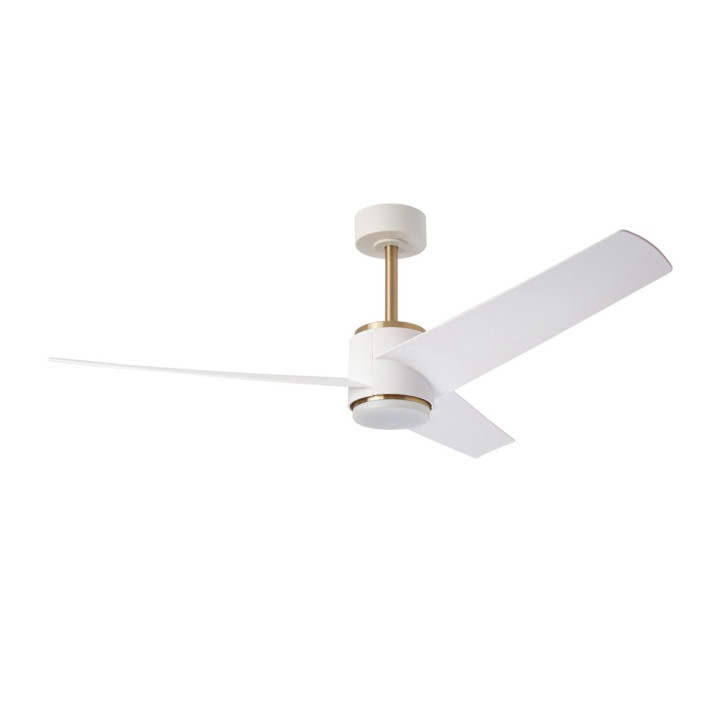 Immax NEO LITE BEAUTY Smart LED griestu gaismeklis ar ventilatoru Tuya WiFi balts matēts / rozā zelts