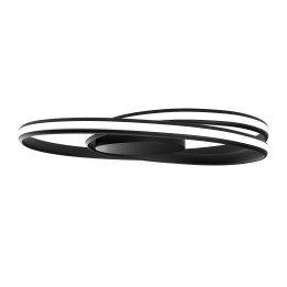 Immax NEO ROUND Smart griestu lampa D70cm 35W melns Zigbee 3.0