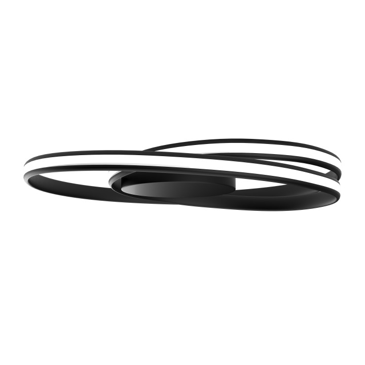 Immax NEO ROUND Smart griestu lampa D70cm 35W melns Zigbee 3.0