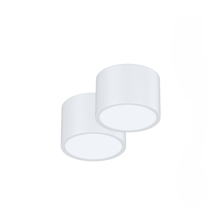 Immax NEO komplekts 2x RONDATE Smart griestu lampas 15cm 12W balts Zigbee 3.0 +tālvadības pults