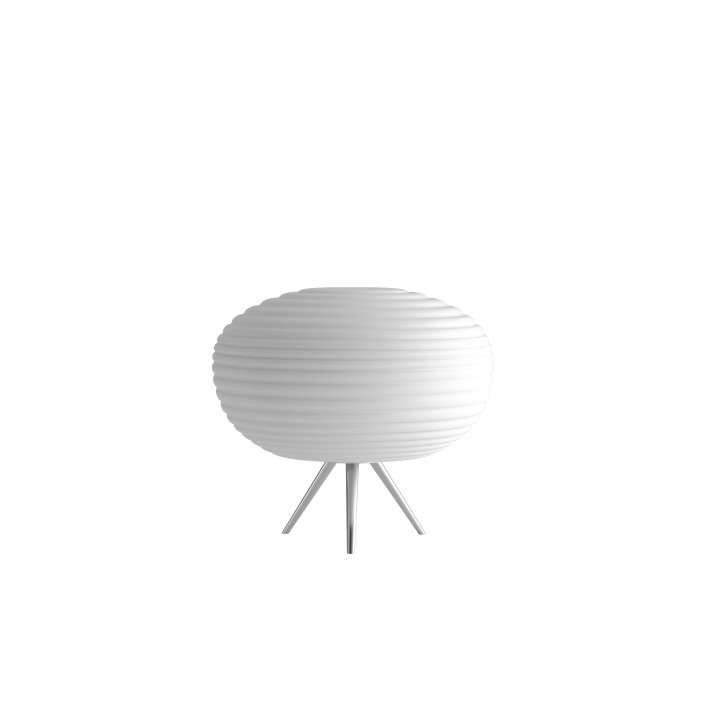 Immax NEO COCONO galda lampa balts stikls 34x34cm bez avota un DO.