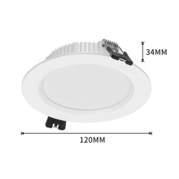 Immax NEO DOWN griestu gaismeklis balts 12cm 12W WIFI BEACON CCT regulējams