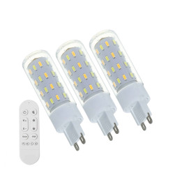 Immax NEO LITE Smart komplekts 3x LED G9 4W CCT spuldzes, regulējams, WiFi, TUYA, Bāka + tālvadības pults
