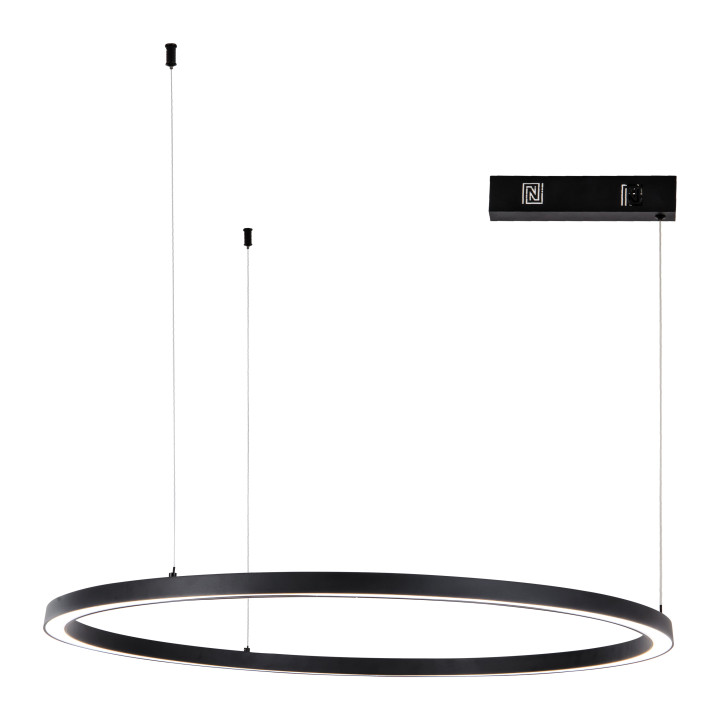 Immax NEO FINO NEW Smart piekarams gaišs melns 80cm CCT 60W, Zigbee 3.0