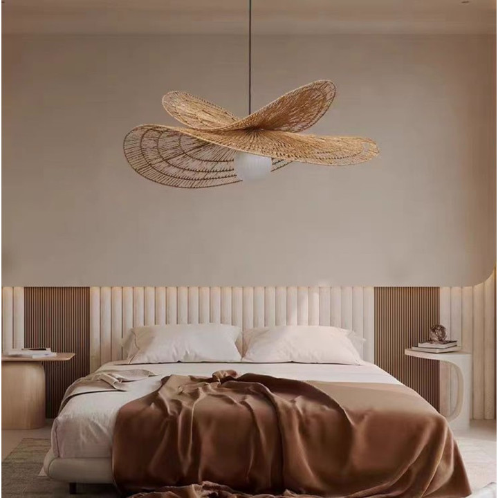 Immax BOHO MARIPOSA dizaina piekarams gaismeklis, L80cm. E27, dabīgā džuta