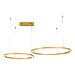 Immax NEO FINO NEW Smart kulons gaišs zelts 60+80cm CCT 93W, Zigbee 3.0