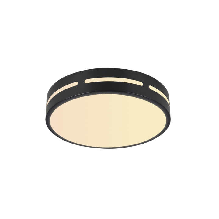 Immax NEO LITE PERFECTO Smart griestu lampa D50cm, 48W melns Tuya Wi-Fi