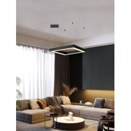 Immax NEO CANTO SLIM Smart piekarams gaismeklis 80x80x7cm 60W melns Zigbee 3.0