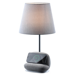 Immax SOFA LED galda lampa ar Qi bezvadu uzlādi, pelēka