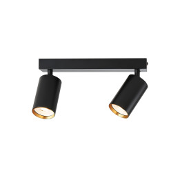 Immax NEO LITE PUNTO-2 viedais prožektors melnais avots 2xGU10 6W, RGB+CCT WiFi BEACON