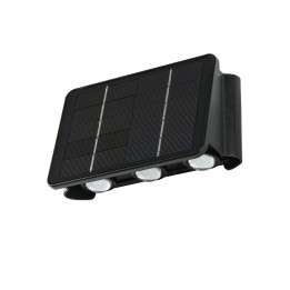 Āra saules LED sienas gaismeklis IMMAX WALL-5 ar gaismas sensoru, 2W