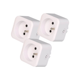 Immax NEO LITE Smart komplekts 3x iekštelpu ligzda v2 ar tapu, E tips, WiFi