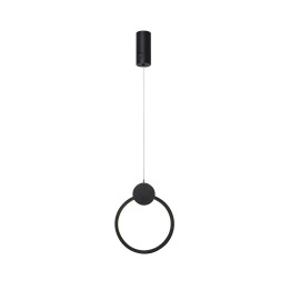 Immax NEO LITE OVALE Smart piekarams gaismeklis melns 26cm 18W Tuya WiFi ar BEACON atbalstu