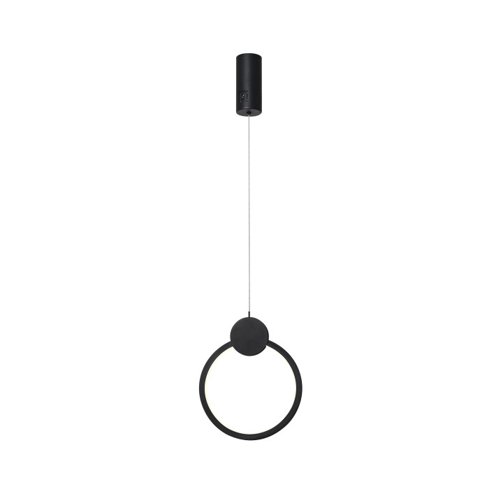 Immax NEO LITE OVALE Smart piekarams gaismeklis melns 26cm 18W Tuya WiFi ar BEACON atbalstu