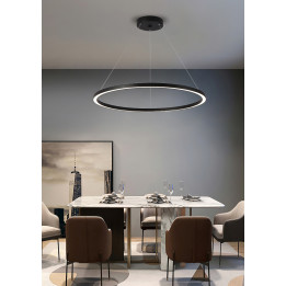 Immax NEO FINO Smart piekarams gaišs melns 80cm CCT 60W, Zigbee 3.0