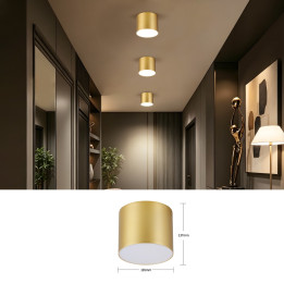 Immax NEO LITE RONDATES Smart Ceiling Light zelts 16,5cm 2592lm Tuya WiFi ar BEACON atbalstu