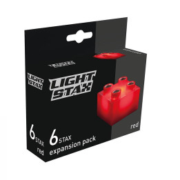LightStax sarkanie 6 gab. DUPLO saderīgi LED celtniecības bloki