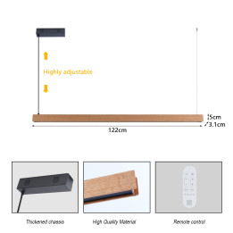 Immax NEO-MADEIRA Ozolkoka lineārais 122cm26W uz vada Tuya WIFI BEACON CCT aptumšojams