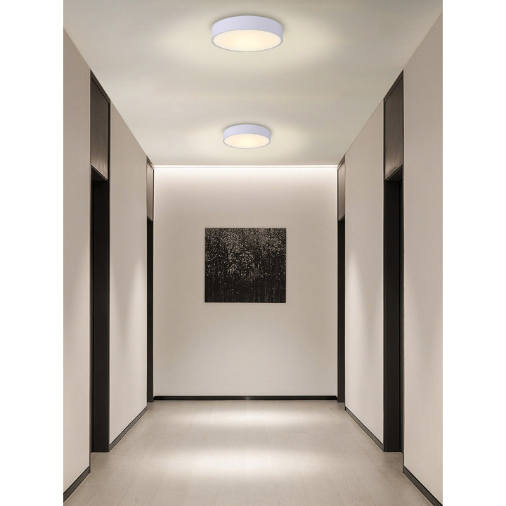 Immax NEO RONDATE SLIM Smart griestu lampa 40 x 7cm 28W balts Zigbee 3.0