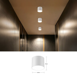 Immax NEO LITE RONDATES Smart Ceiling. Gaismeklis 11,5cm 18W 1458lm Tuya WiFi atbalsts BEACON balts