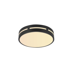 Immax NEO LITE PERFECTO Smart griestu lampa D40cm, 24W melns Tuya Wi-Fi