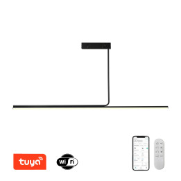Immax NEO LITE ASTA Smart piekarams gaismeklis melns 125cm 28W Tuya WiFi ar BEACON atbalstuImmax NEO LITE ASTA Smart piekarams g
