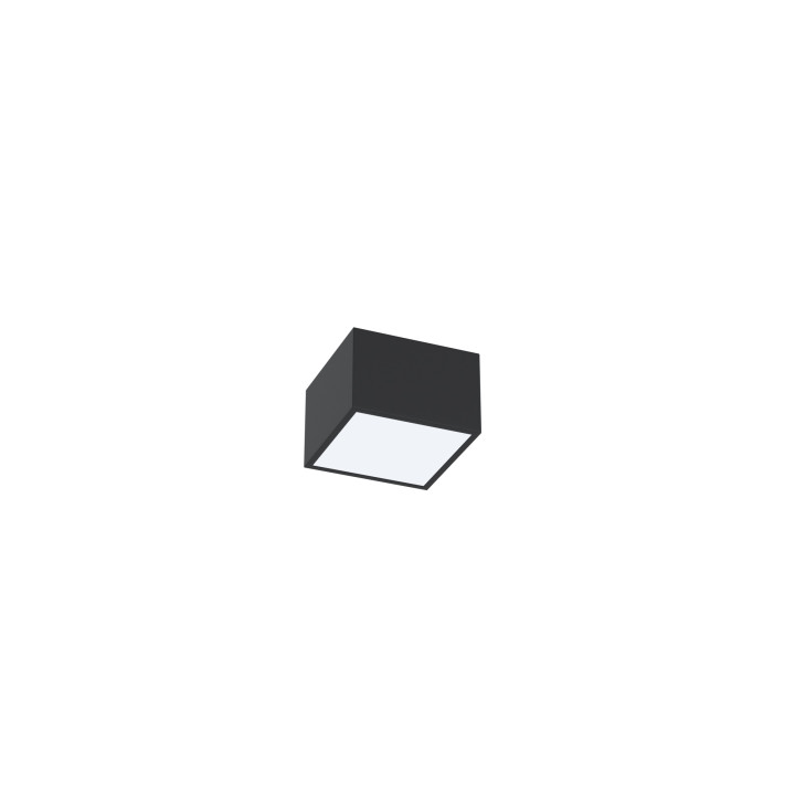 Immax NEO CANTO Smart griestu lampa 15x15cm 12W melns Zigbee 3.0