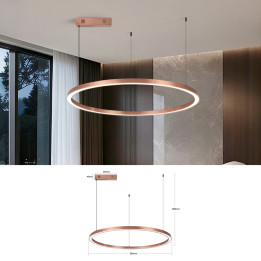 Immax NEO FINO NEW Smart piekarams gaismeklis 80cm CCT 60W, Zigbee 3.0 vara