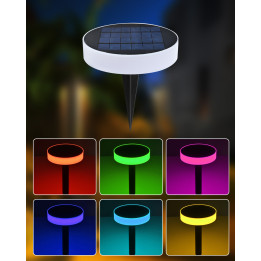 Immax NEO LITE viedā saules spuldze ROUND, RGB, IP65, BT, TUYA
