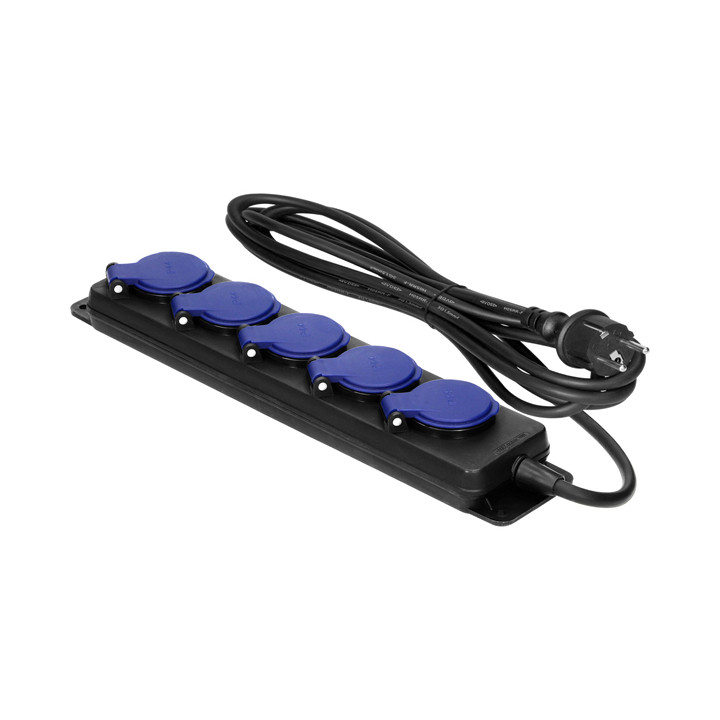 ORNO OR-AE-13297/3M 5 ligzdu pagarinātājs 3m kabelis IP44 230V AC āra lietošanai