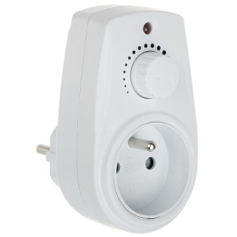 ORNO OR-AE-13114 Rotācijas dimmeris 230V kvēlspuldzēm un LED lampām, balts