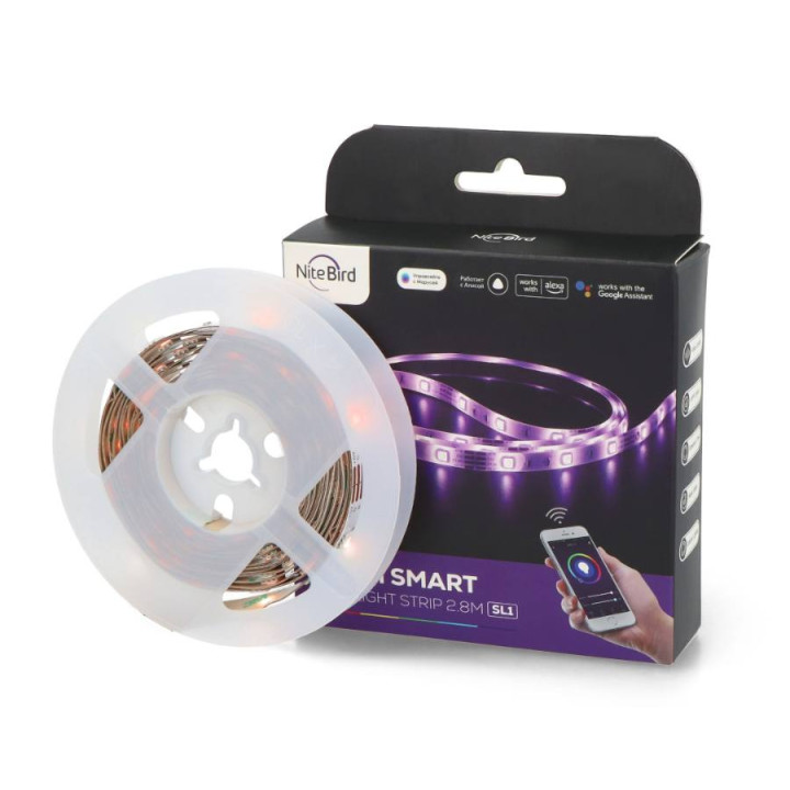 Smart WiFi RGB LED gaismas sloksne Gosund SL1 (2,8m), Tuya