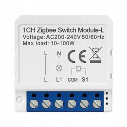 Viedā slēdža modulis ZigBee Avatto LZWSM16-W1 bez neitrāla TUYA