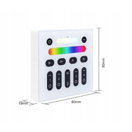 Panelis GL LED kontrolierim 4 zonas RGB+CCT 2.4GHz