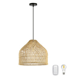 Immax BOHO PELO-COMPLET Smart Ceiling Light 35x40cm ar E27 spuldzi un tālvadības pulti 08264-S