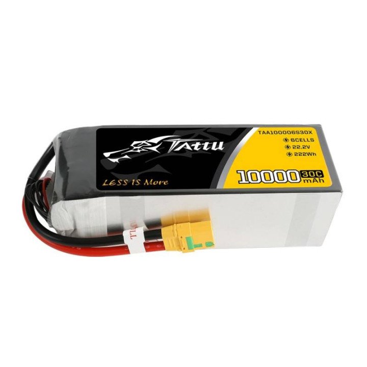 Tattu TAA100006S30X 10000mAh 22.2V 30C 6S1P XT90 Anti-spark LiPo Battery