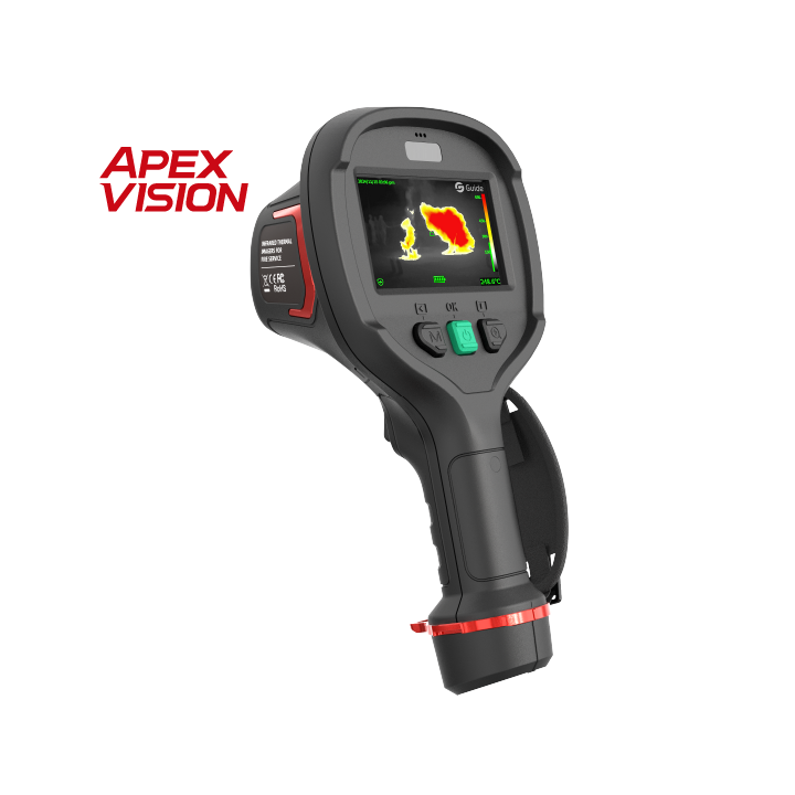 Saugus sprąsti gaisrinis termovizorius Guide PR610S (640x480, 15mK, 60Hz, nuo -40°C līdz 2000°C)
