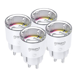 Gosund EP2-Z ZigBee viedligzda (četrpako) 10A
