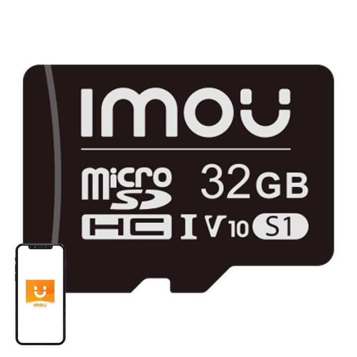IMOU ST2-32-S1 microSD 32GB (UHS-I, SDHC, Class 10/U1/V10, 90/20 MB/s)