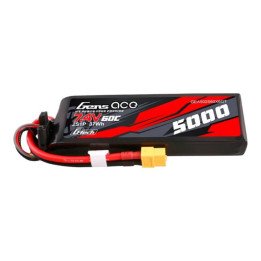 Gens ace G-Tech 5000mAh 7.4V 60C 2S1P LiPo Battery with XT60 Plug (GEA502S60X6GT)
