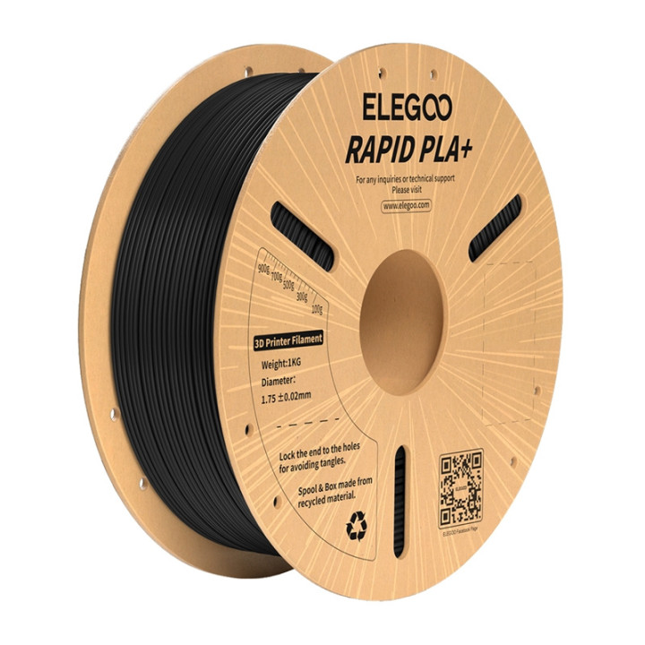 Нить ELEGOO Rapid PLA+ (черная)