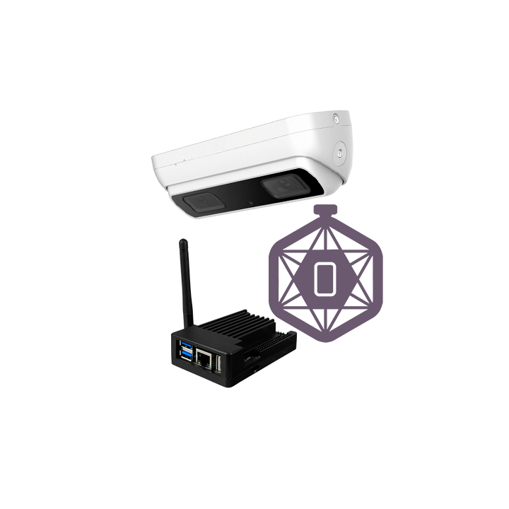 SAFIRE KIT-PEOPLECOUNT-1 Комплект для подсчета людей – 24ГГц mmWave датчик присутствия для помещений