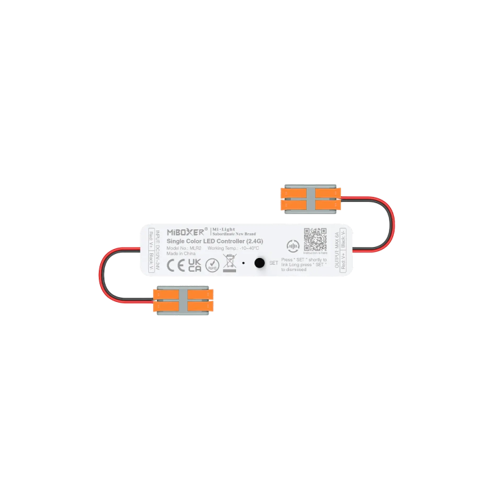 Mini vienas krāsas LED kontrolieris 12-24VDC 6A MLR2