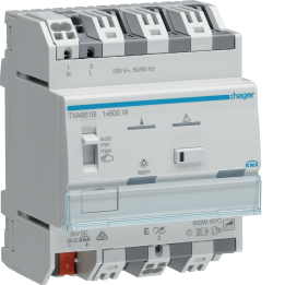 Hager TXA661B Smart Dimmer 1 kanāls 600W