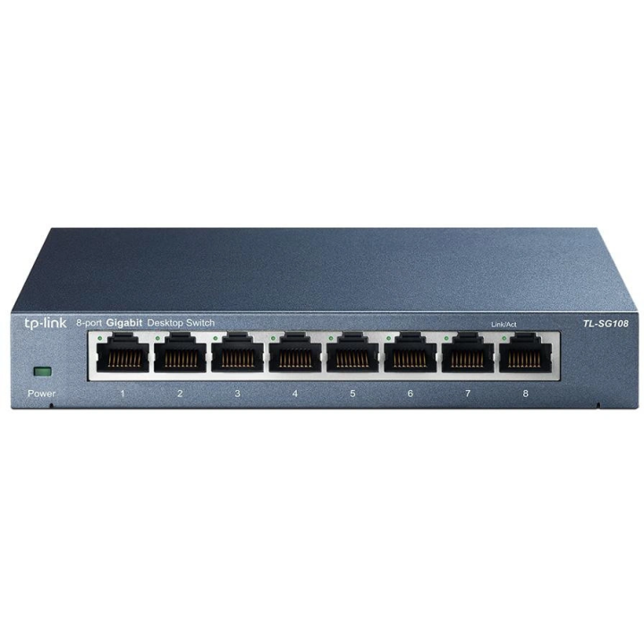TP-LINK TL-SG108 V4 8-портовый коммутатор Gigabit Ethernet