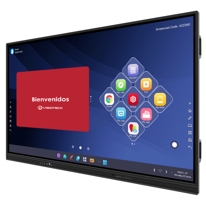 IBOARD IB-TE-MP-86E1-V2 galda monitors