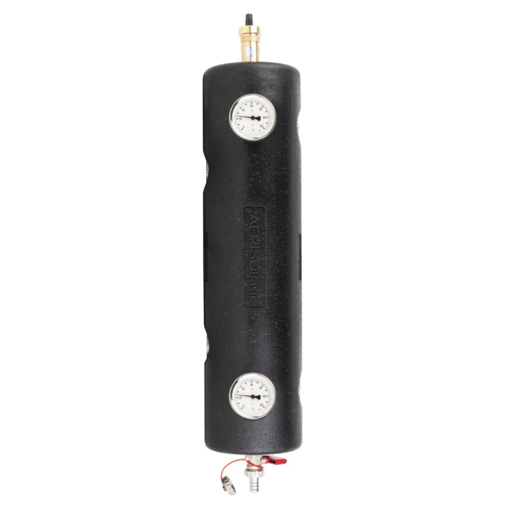 Hidrauliskā sakabe BLH 801, 4xGW G 1 colla, 4xGW G 1/2 collas, siltumizolācija, automātiska ventilācija, drenāžas vārsts, termom