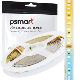 PSMART Taśma Pasek LED 24V CCT 2835 IP20 10mm 120LED/m 5m